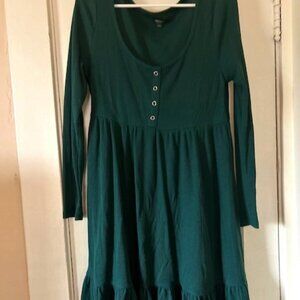 Wild Fable green thermal dress, size L